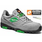 Scarpa antinfortunistica Lotto Works FLEX 500 S1P Grigio Verde - Con soletta Memory Foam