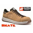 Scarpa antinfortunistica Lotto Works SKATE S1P scamosciata colore beige Camel