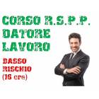 Corso RSPP Datore Lavoro (Basso Rischio)