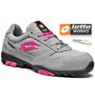 Scarpa antinfortunistica Lotto Works FLEX 500 S1P Grigio Rosa - Con soletta Memory Foam