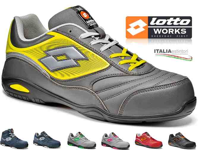 scarpe antinfortunistiche lotto memory foam