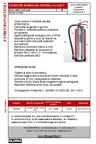 Estintore A Schiuma 6 LT Con Portaestintore - Anno Costruzione 2025, Con Primo Tagliando Di Controllo Incluso - Foto 8