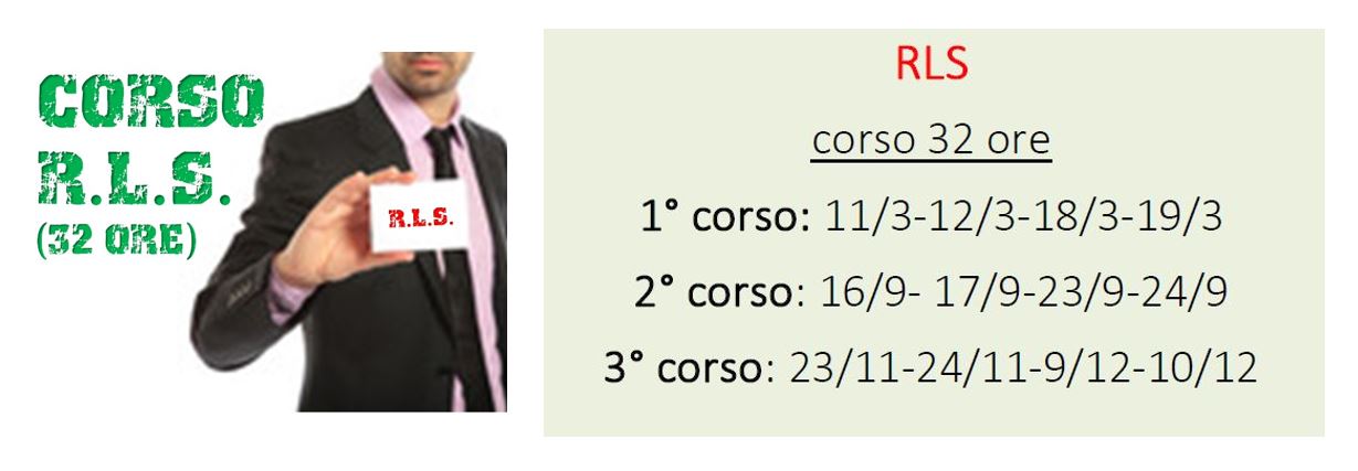 Corso RLS da 32 ore