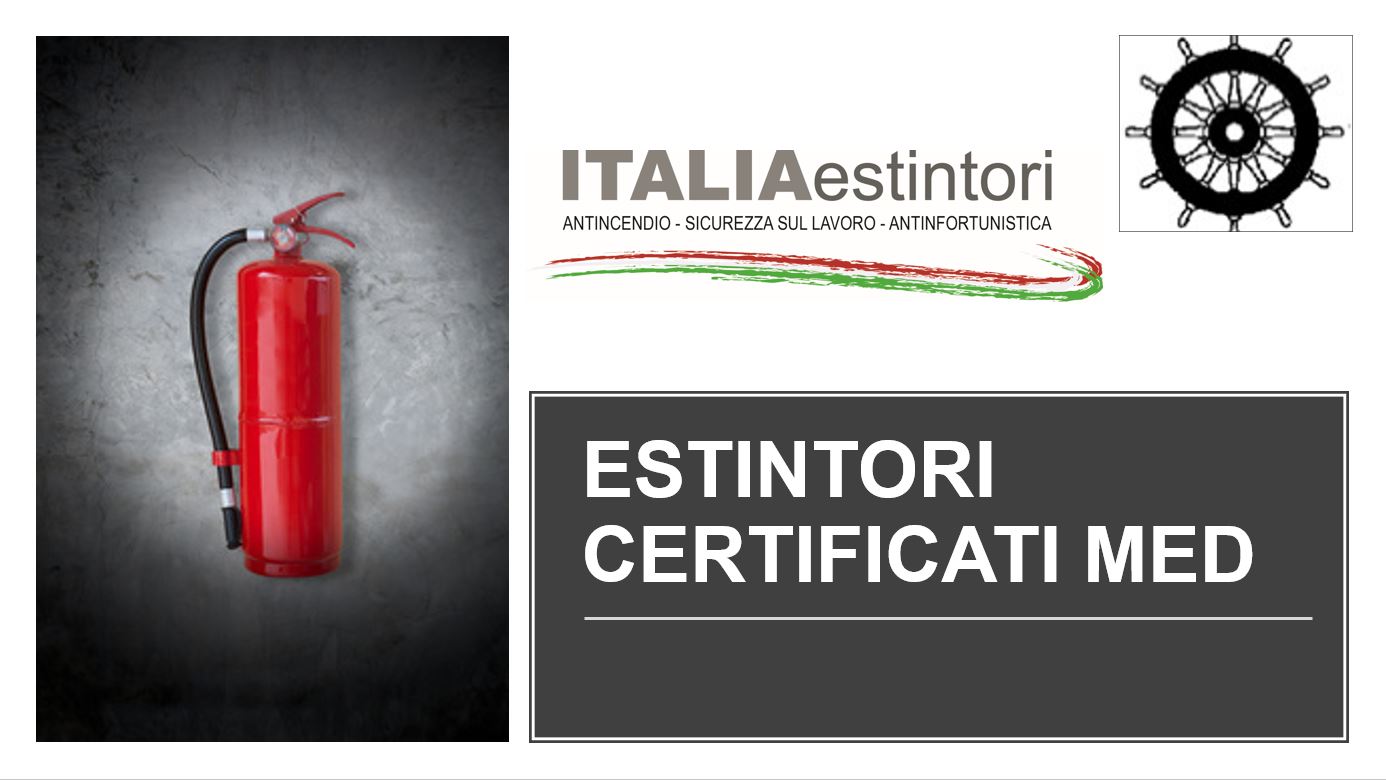 Estintori certificati MED