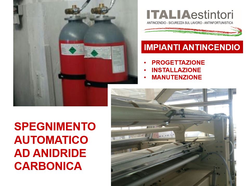 Impianti antincendio a Co2