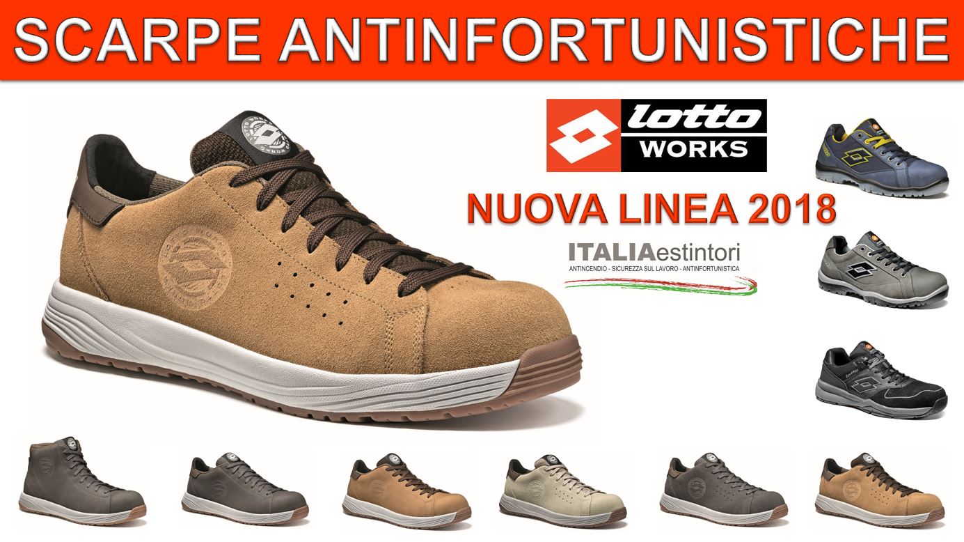 Scarpe antinfortunistiche Lotto: collezione 2018