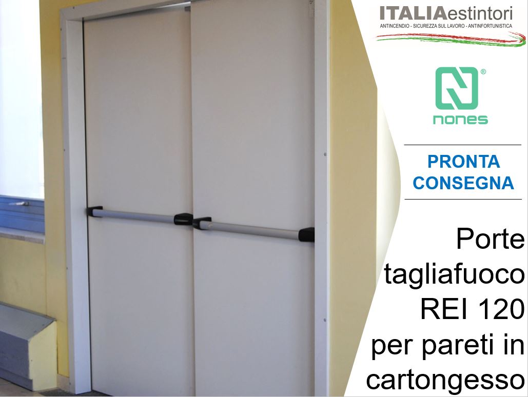 Porte REI 120 per pareti in cartongesso