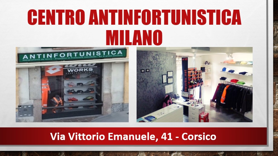 negozio antinfortunistica milano