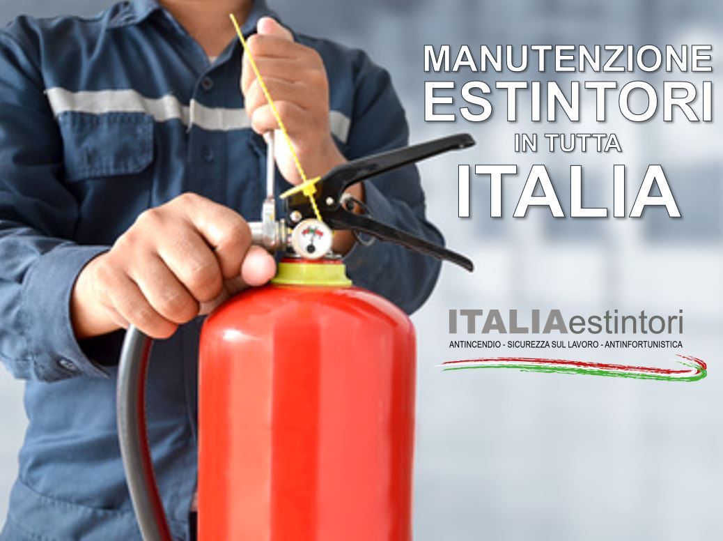 Manutenzione estintori in tutta Italia