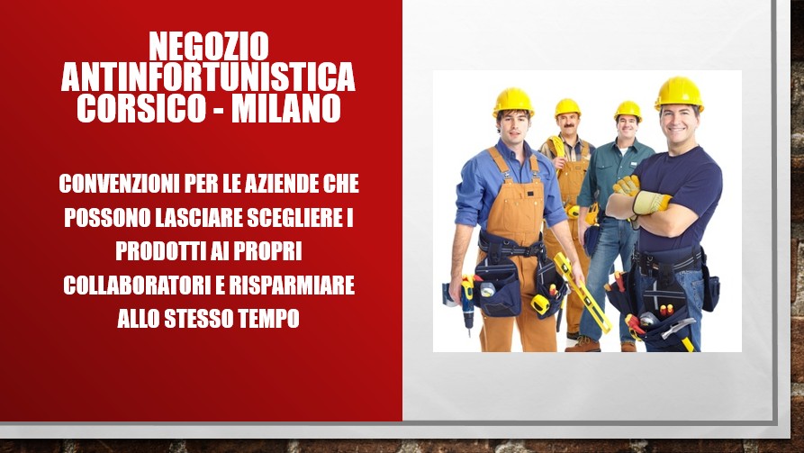 Antinfortunistica: negozio di Corsico - Milano